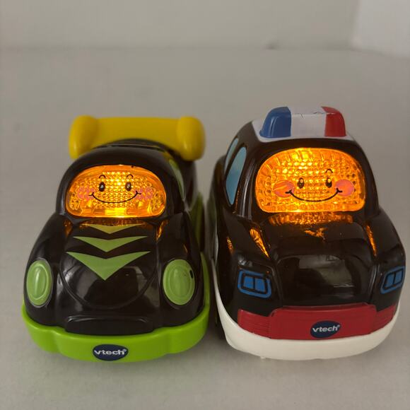 VTech Go Go Smart Wheel Lot 4 Fire Truck Helicopter Police Race Car Tested Works - Picture 4 of 11